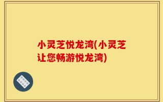 小灵芝悦龙湾(小灵芝让您畅游悦龙湾)