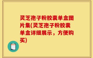 灵芝孢子粉胶囊单盒图片集(灵芝孢子粉胶囊单盒详细展示，方便购买)