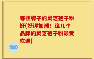 哪些牌子的灵芝孢子粉好(好评如潮！这几个品牌的灵芝孢子粉最受欢迎)