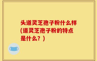 头道灵芝孢子粉什么样(道灵芝孢子粉的特点是什么？)