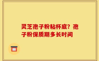 灵芝孢子粉粘杯底？孢子粉保质期多长时间