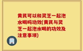 黄芪可以和灵芝一起泡水喝吗功效(黄芪与灵芝一起泡水喝的功效及注意事项)