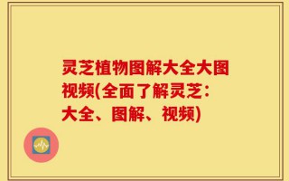 灵芝植物图解大全大图视频(全面了解灵芝：大全、图解、视频)