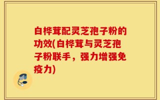 白桦茸配灵芝孢子粉的功效(白桦茸与灵芝孢子粉联手，强力增强免疫力)