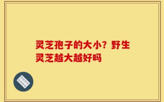 灵芝孢子的大小？野生灵芝越大越好吗