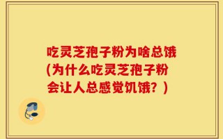 吃灵芝孢子粉为啥总饿(为什么吃灵芝孢子粉会让人总感觉饥饿？)