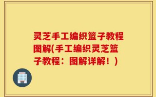 灵芝手工编织篮子教程图解(手工编织灵芝篮子教程：图解详解！)