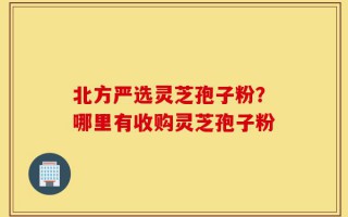 北方严选灵芝孢子粉？哪里有收购灵芝孢子粉