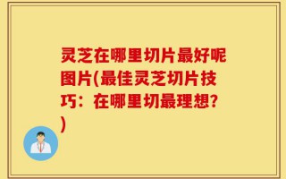 灵芝在哪里切片最好呢图片(最佳灵芝切片技巧：在哪里切最理想？)