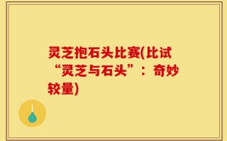 灵芝抱石头比赛(比试“灵芝与石头”：奇妙较量)