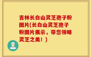 吉林长白山灵芝孢子粉图片(长白山灵芝孢子粉图片展示，带您领略灵芝之美！)
