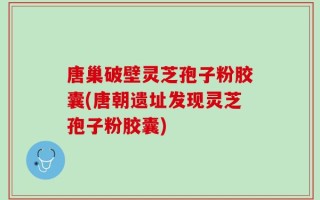 唐巢破壁灵芝孢子粉胶囊(唐朝遗址发现灵芝孢子粉胶囊)