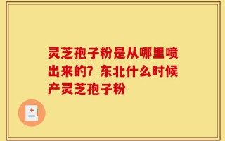 灵芝孢子粉是从哪里喷出来的？东北什么时候产灵芝孢子粉