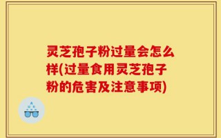 灵芝孢子粉过量会怎么样(过量食用灵芝孢子粉的危害及注意事项)