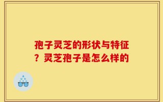 孢子灵芝的形状与特征？灵芝孢子是怎么样的
