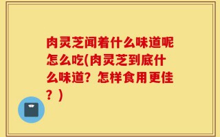 肉灵芝闻着什么味道呢怎么吃(肉灵芝到底什么味道？怎样食用更佳？)