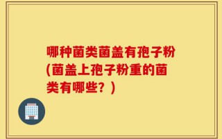 哪种菌类菌盖有孢子粉(菌盖上孢子粉重的菌类有哪些？)