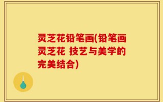 灵芝花铅笔画(铅笔画灵芝花 技艺与美学的完美结合)