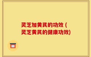 灵芝加黄芪的功效 (灵芝黄芪的健康功效)