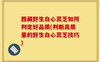 西藏野生白心灵芝如何判定好品质(判断高质量的野生白心灵芝技巧)