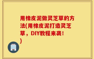 用橡皮泥做灵芝草的方法(用橡皮泥打造灵芝草，DIY教程来袭！)