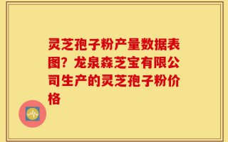灵芝孢子粉产量数据表图？龙泉森芝宝有限公司生产的灵芝孢子粉价格