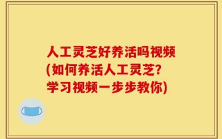 人工灵芝好养活吗视频(如何养活人工灵芝？学习视频一步步教你)