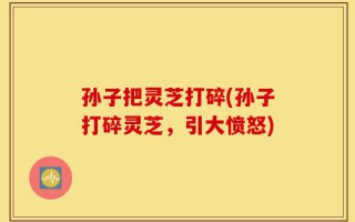 孙子把灵芝打碎(孙子打碎灵芝，引大愤怒)