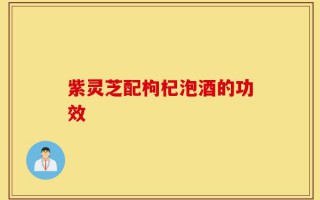 紫灵芝配枸杞泡酒的功效