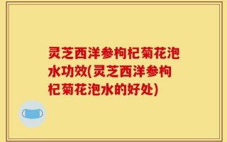 灵芝西洋参枸杞菊花泡水功效(灵芝西洋参枸杞菊花泡水的好处)