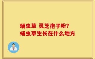 蛹虫草 灵芝孢子粉？蛹虫草生长在什么地方