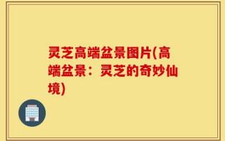 灵芝高端盆景图片(高端盆景：灵芝的奇妙仙境)