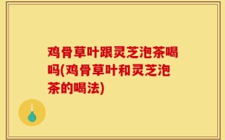 鸡骨草叶跟灵芝泡茶喝吗(鸡骨草叶和灵芝泡茶的喝法)