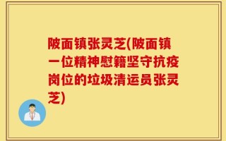 陂面镇张灵芝(陂面镇一位精神慰籍坚守抗疫岗位的垃圾清运员张灵芝)