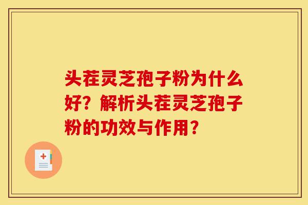 头茬灵芝孢子粉为什么好?解析头茬灵芝孢子粉的功效与作用?-第1张图片-灵芝之家 头茬灵芝孢子粉为什么好?解析头茬灵芝孢子粉的功效与作用?-第1张图片-灵芝之家
