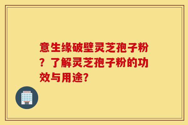 意生缘破壁灵芝孢子粉?了解灵芝孢子粉的功效与用途?-第1张图片-灵芝之家 意生缘破壁灵芝孢子粉?了解灵芝孢子粉的功效与用途?-第1张图片-灵芝之家