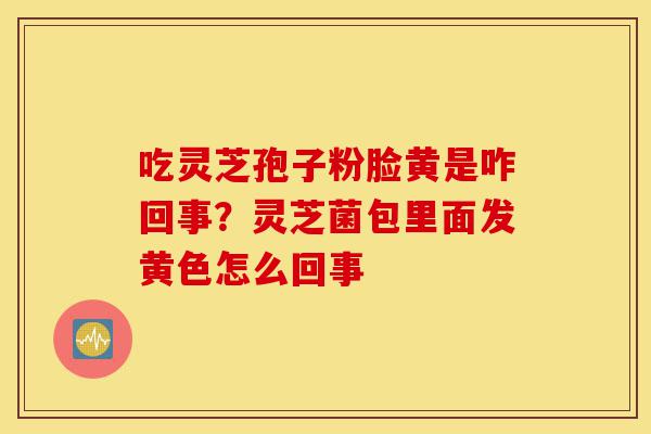 吃灵芝孢子粉脸黄是咋回事?灵芝菌包里面发黄色怎么回事-第1张图片-灵芝之家 吃灵芝孢子粉脸黄是咋回事?灵芝菌包里面发黄色怎么回事-第1张图片-灵芝之家