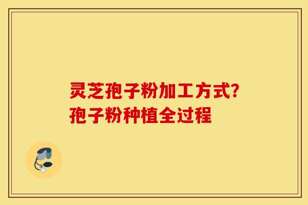 灵芝孢子粉加工方式?孢子粉种植全过程-第1张图片-灵芝之家 灵芝孢子粉加工方式?孢子粉种植全过程-第1张图片-灵芝之家