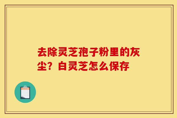 去除灵芝孢子粉里的灰尘?白灵芝怎么保存-第1张图片-灵芝之家 去除灵芝孢子粉里的灰尘?白灵芝怎么保存-第1张图片-灵芝之家