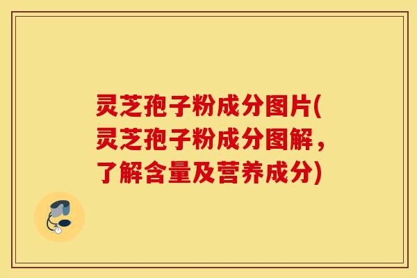 灵芝孢子粉成分图片(灵芝孢子粉成分图解,了解含量及营养成分)-第1张图片-灵芝之家 灵芝孢子粉成分图片(灵芝孢子粉成分图解,了解含量及营养成分)-第1张图片-灵芝之家