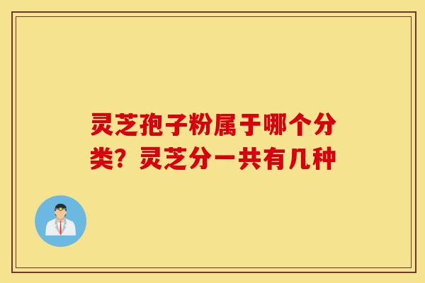 灵芝孢子粉属于哪个分类?灵芝分一共有几种-第1张图片-灵芝之家 灵芝孢子粉属于哪个分类?灵芝分一共有几种-第1张图片-灵芝之家