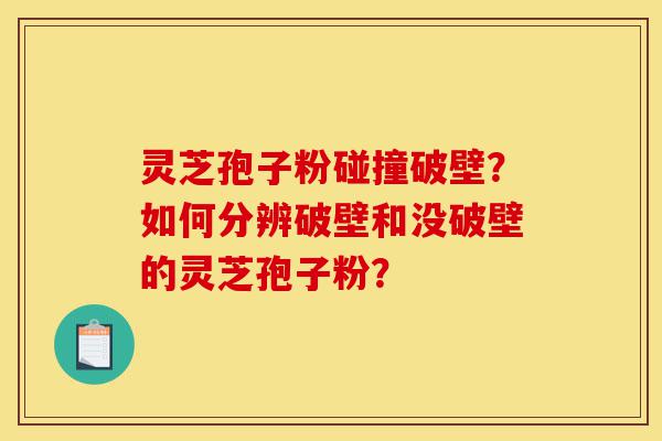 灵芝孢子粉碰撞破壁？如何分辨破壁和没破壁的灵芝孢子粉？-第1张图片-灵芝之家