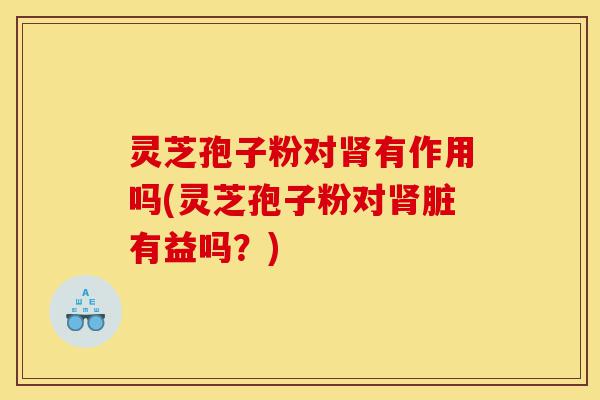 灵芝孢子粉对肾有作用吗(灵芝孢子粉对肾脏有益吗?)-第1张图片-灵芝之家 灵芝孢子粉对肾有作用吗(灵芝孢子粉对肾脏有益吗?)-第1张图片-灵芝之家