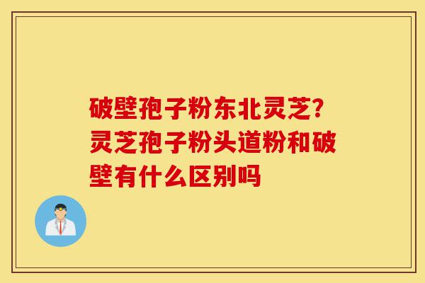破壁孢子粉东北灵芝?灵芝孢子粉头道粉和破壁有什么区别吗-第1张图片-灵芝之家 破壁孢子粉东北灵芝?灵芝孢子粉头道粉和破壁有什么区别吗-第1张图片-灵芝之家