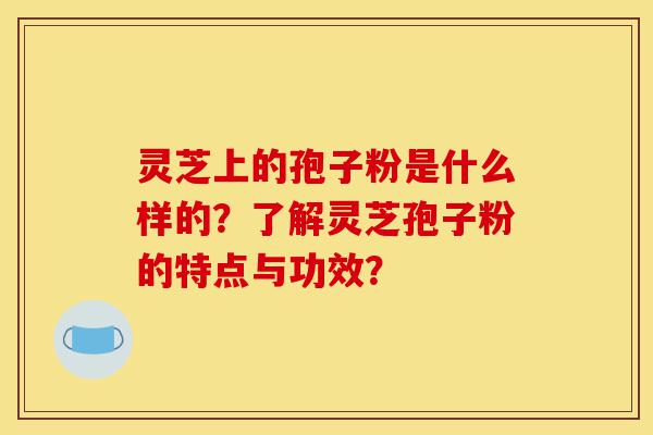 灵芝上的孢子粉是什么样的?了解灵芝孢子粉的特点与功效?-第1张图片-灵芝之家 灵芝上的孢子粉是什么样的?了解灵芝孢子粉的特点与功效?-第1张图片-灵芝之家