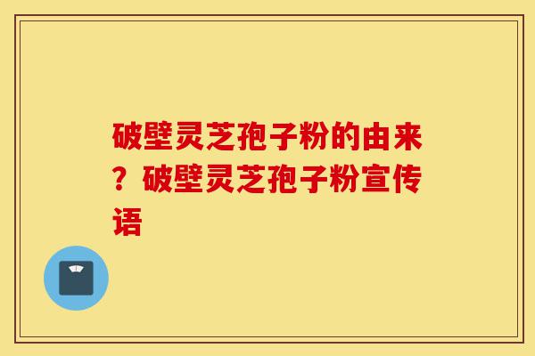 破壁灵芝孢子粉的由来？破壁灵芝孢子粉宣传语-第1张图片-灵芝之家