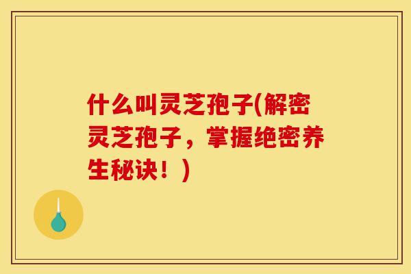 什么叫灵芝孢子(解密灵芝孢子,掌握绝密养生秘诀!)-第1张图片-灵芝之家 什么叫灵芝孢子(解密灵芝孢子,掌握绝密养生秘诀!)-第1张图片-灵芝之家