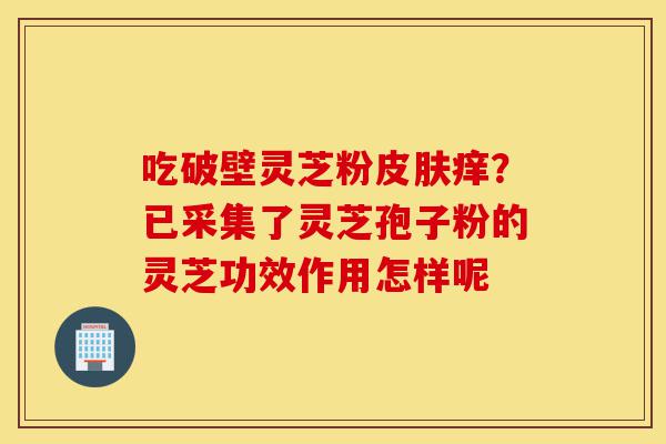 吃破壁灵芝粉皮肤痒？已采集了灵芝孢子粉的灵芝功效作用怎样呢-第1张图片-灵芝之家