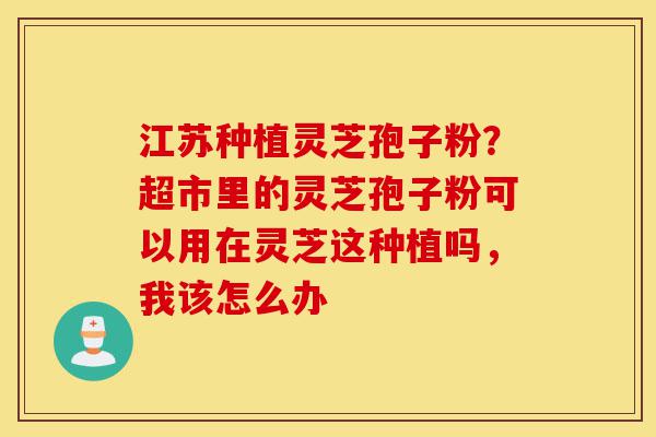 江苏种植灵芝孢子粉?超市里的灵芝孢子粉可以用在灵芝这种植吗,我该怎么办-第1张图片-灵芝之家 江苏种植灵芝孢子粉?超市里的灵芝孢子粉可以用在灵芝这种植吗,我该怎么办-第1张图片-灵芝之家