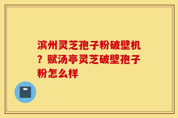滨州灵芝孢子粉破壁机?赋汤亭灵芝破壁孢子粉怎么样-第1张图片-灵芝之家 滨州灵芝孢子粉破壁机?赋汤亭灵芝破壁孢子粉怎么样-第1张图片-灵芝之家